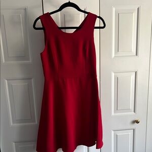 Elegant Red Sleeveless Dress